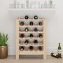 Voir la diapositive 3 : VIDAXL Casier à vin 61,5x30x82 cm Bois de pin massif