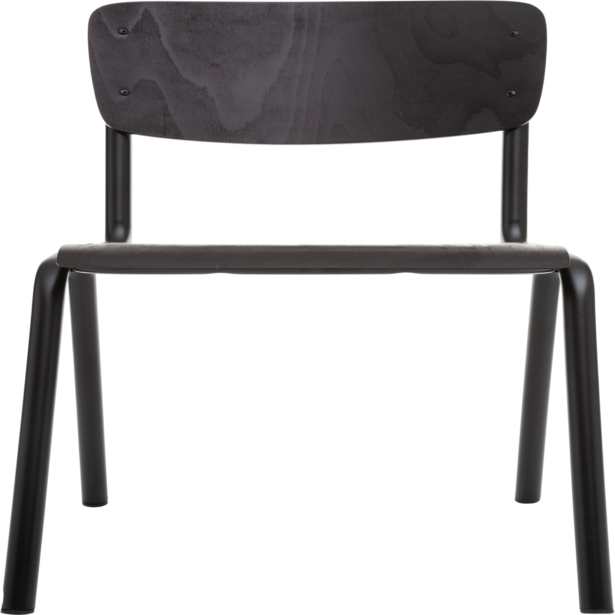 Voir la diapositive 3 : ATMOSPHERA Chaise écolier assise bois pieds métal coloris noir SIMON