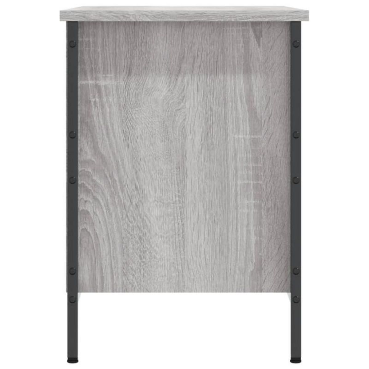VIDAXL Armoire à chaussures sonoma gris 69x35x50 cm bois d ingénierie
