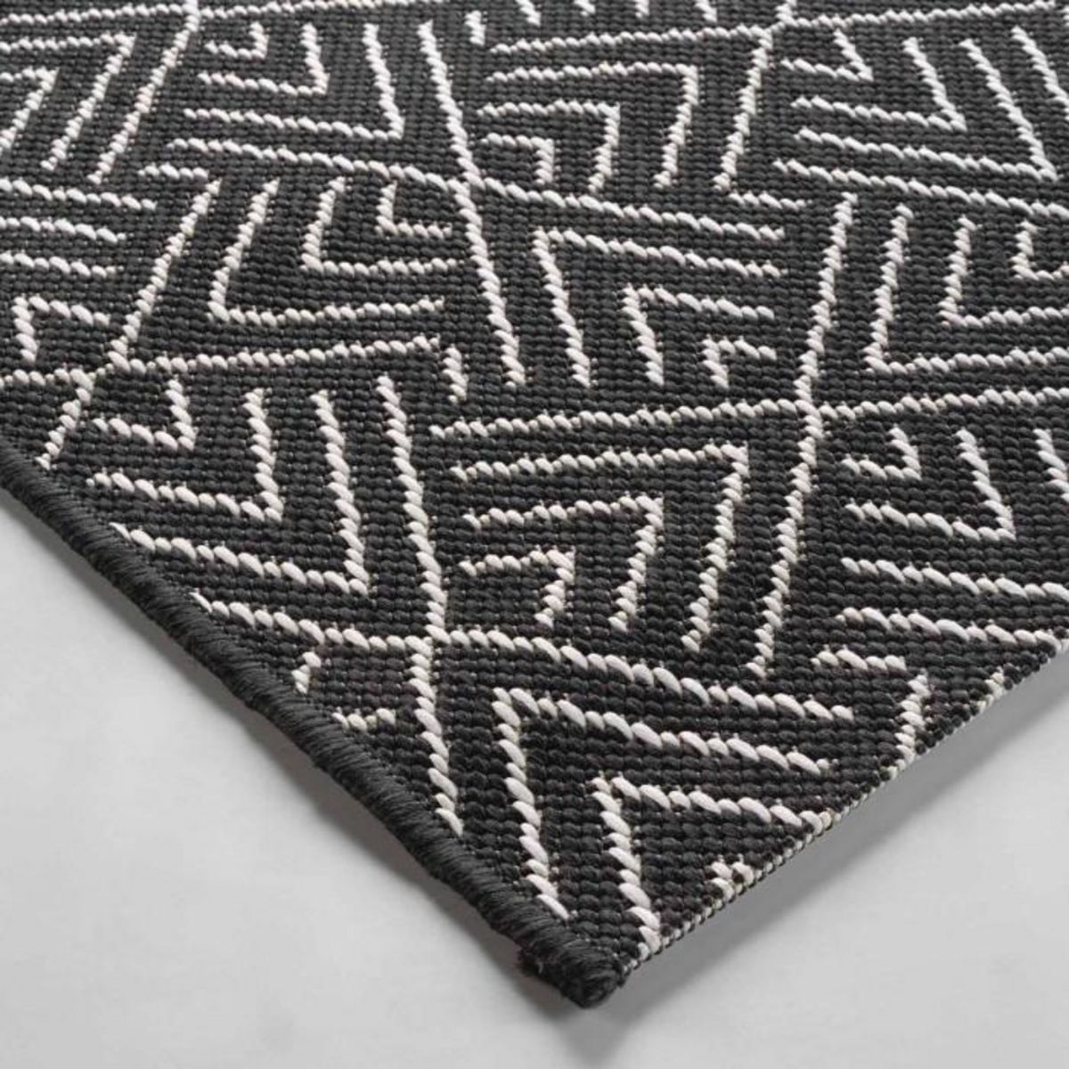Paris Prix Tapis Tissé Déco  Aztek  120x170cm Noir