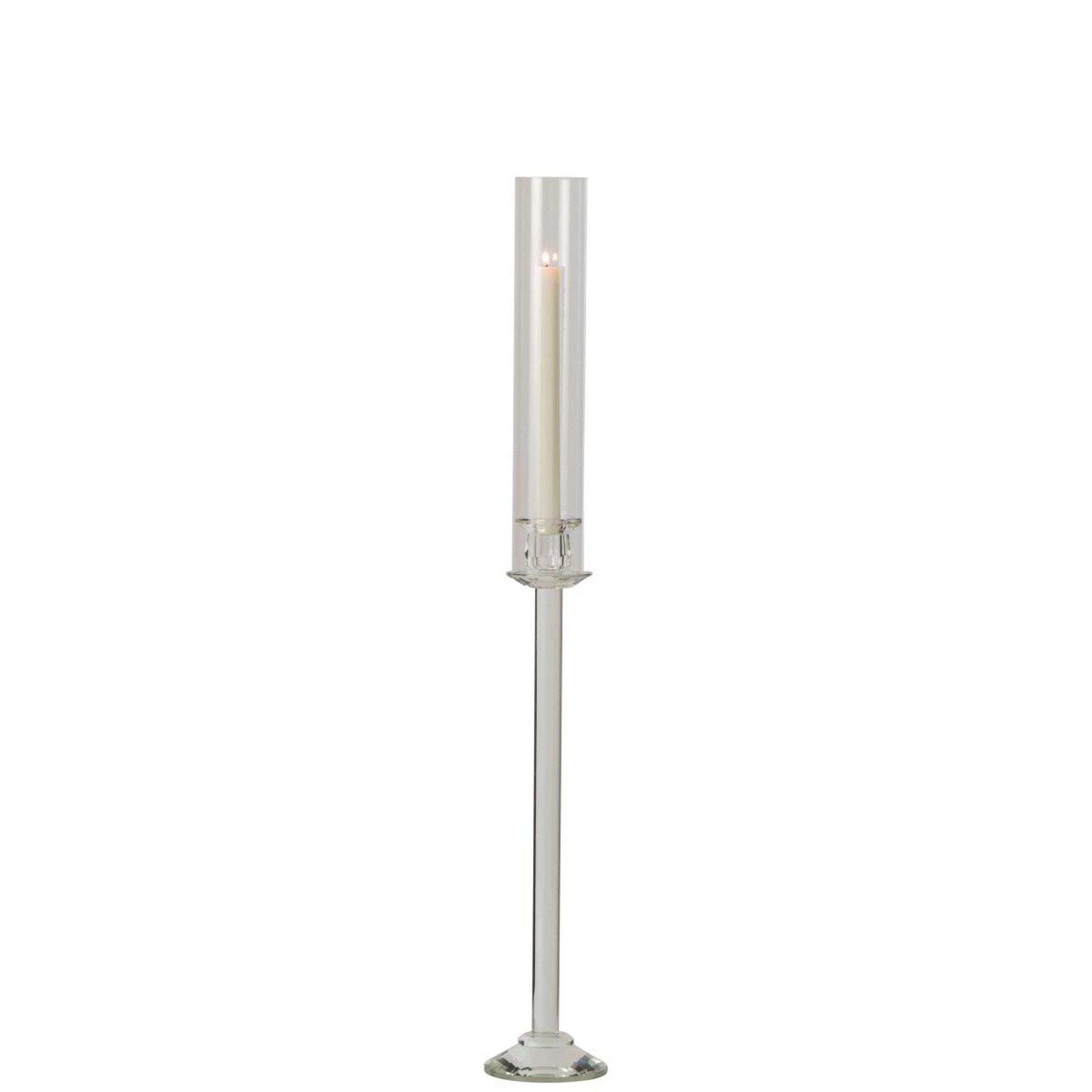 Voir la diapositive 2 : J-LINE Chandelier design en cristal  wendy  80cm transparent