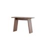 Voir la diapositive 5 : Paris Prix Console Design Courbé  Kirkenes  120cm Noyer