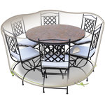 Jardiline Housse de table et chaises ronde - cls04