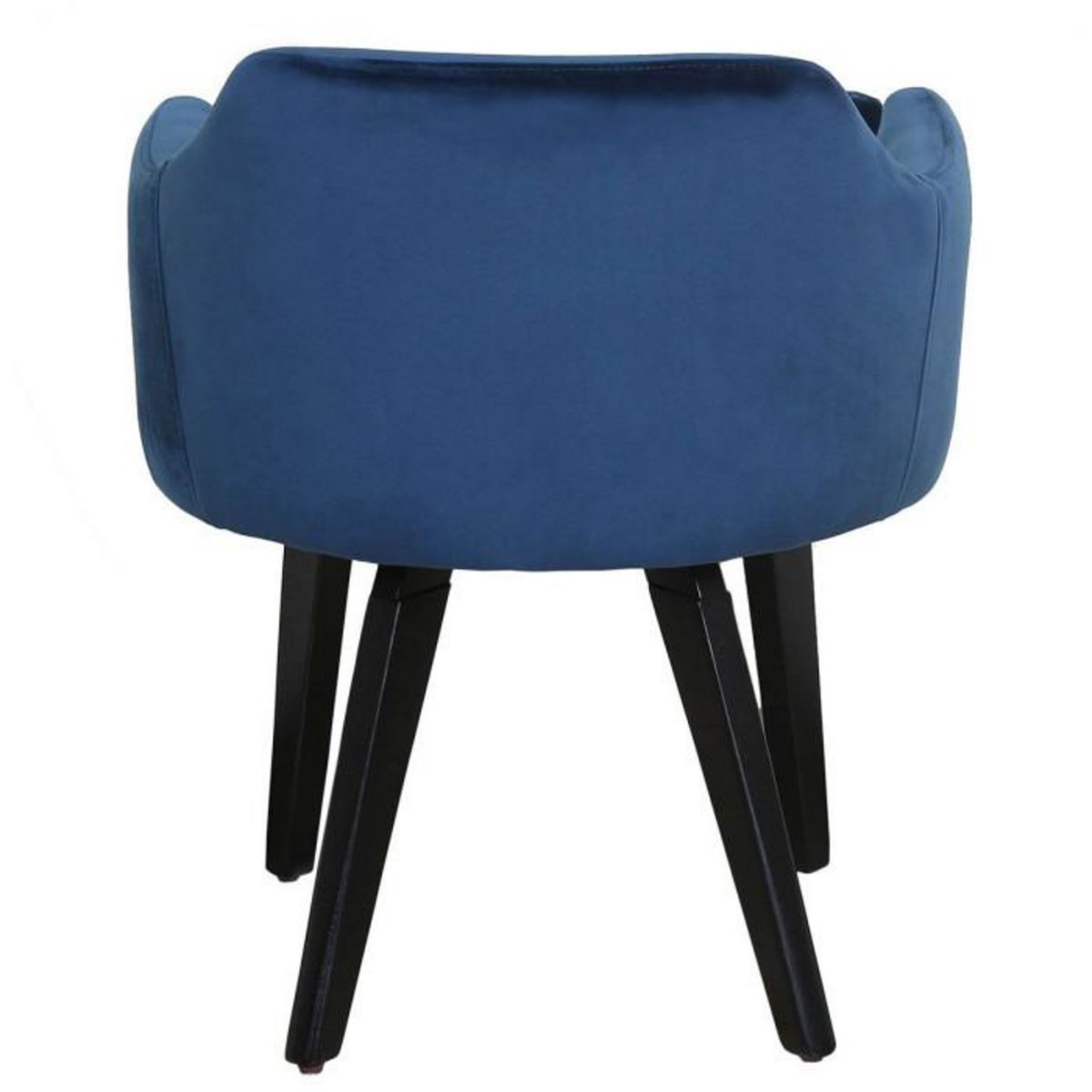 Paris Prix Lot de 2 Fauteuils Velours  Scanda  70cm Bleu