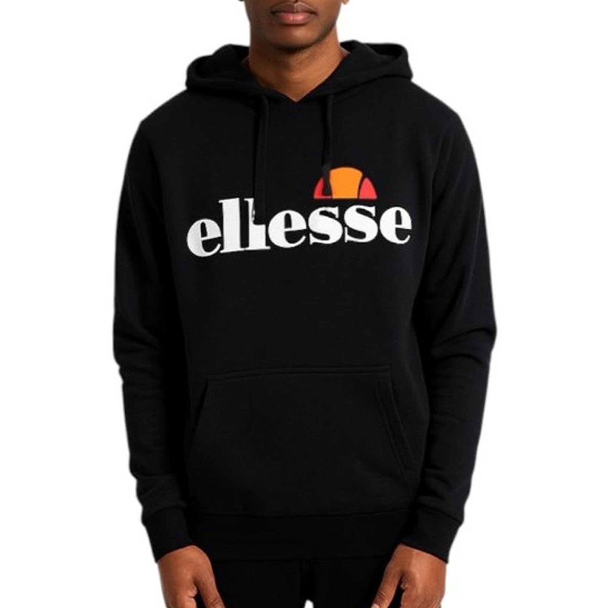 ELLESSE Sweat à capuche noir homme ellesse sop23652a. Coloris disponibles : Noir