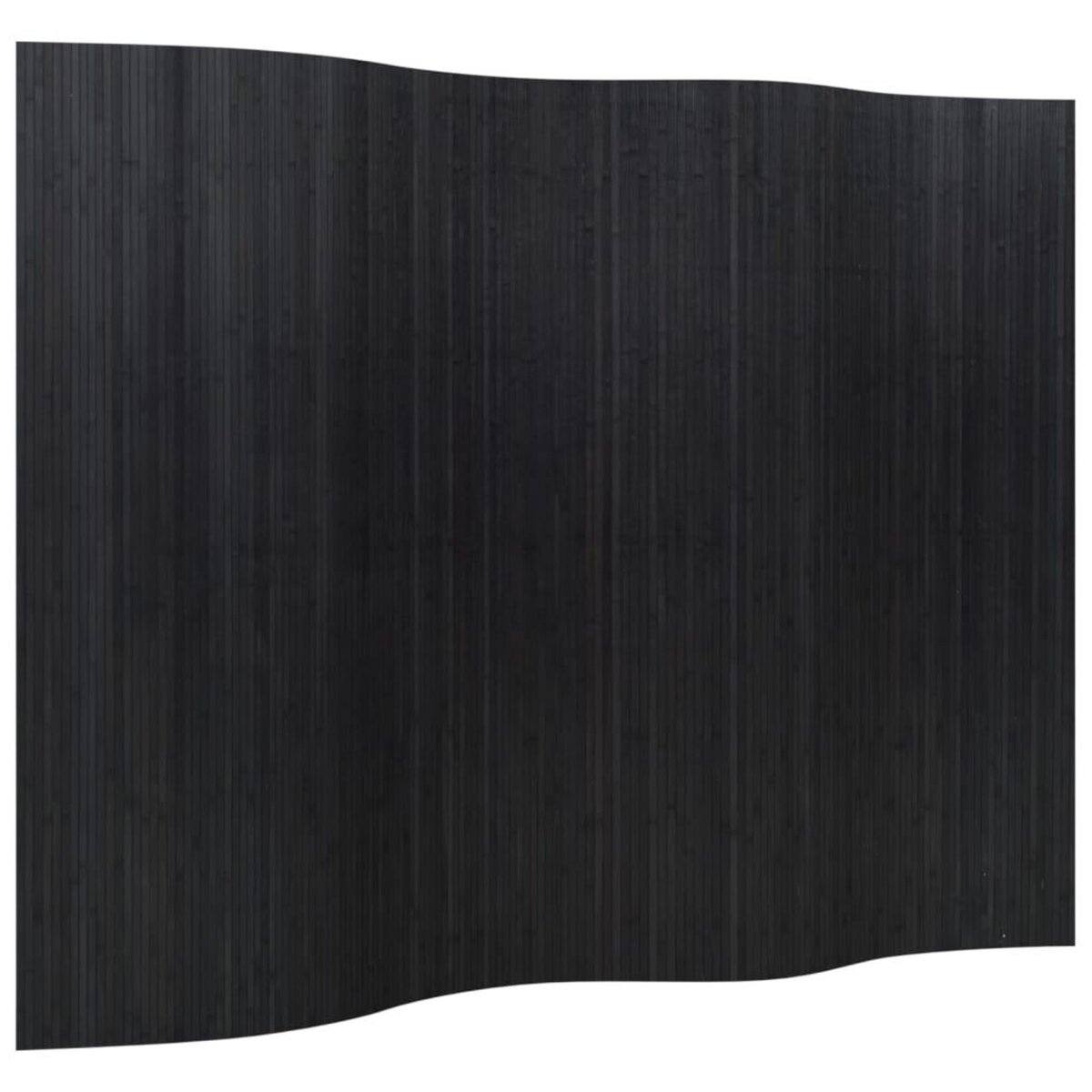 VIDAXL Cloison de separation noir 165x250 cm bambou