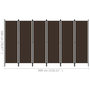 Voir la diapositive 6 : VIDAXL Cloison de separation 6 panneaux Marron 300x180 cm