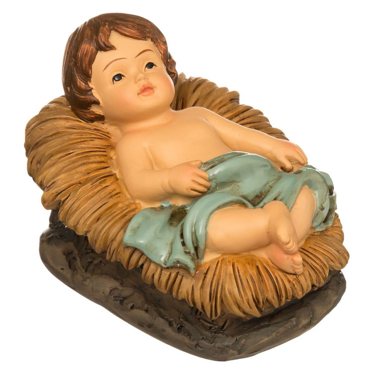 FEERIC LIGHT & CHRISTMAS 8 Santons pour crèche de Noël - H. 20 cm - Multicolore