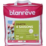 BLANREVE Couette - 140 x 200 cm - BLANReVE - 4 saisons - 420 g/m² - Blanc