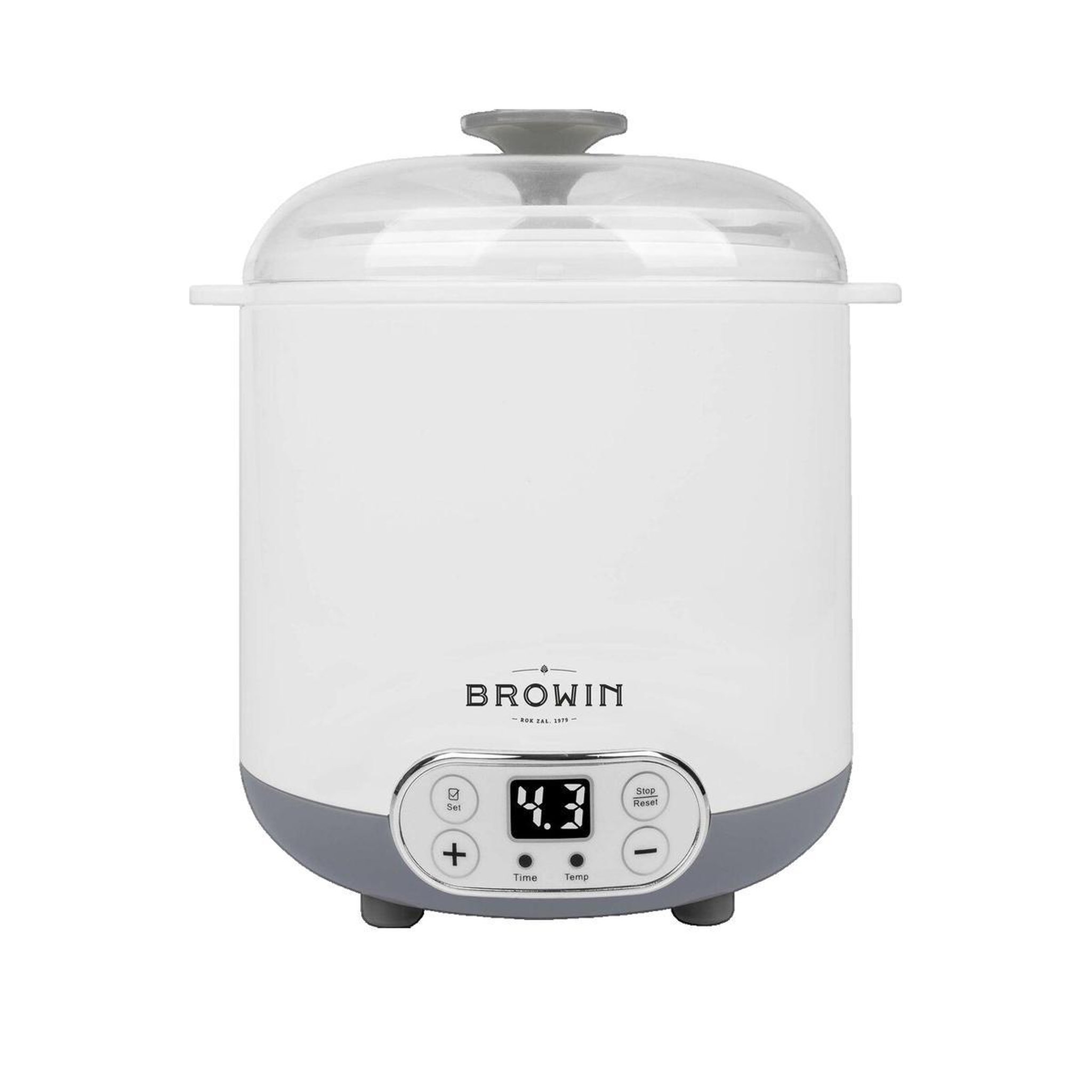 BROWNING Yaourtière browin Moderne Blanc et Gris