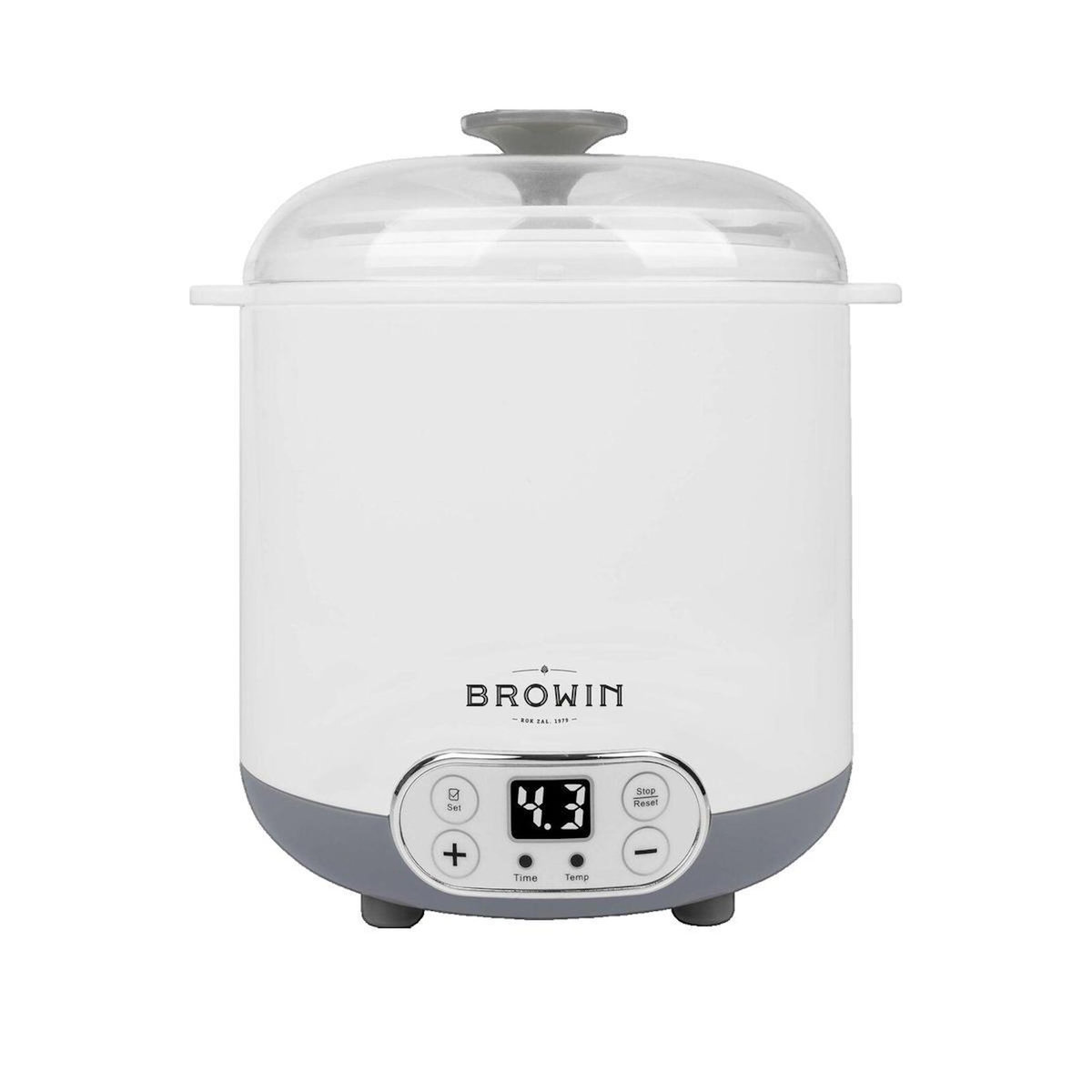 BROWNING Yaourtière browin Moderne Blanc et Gris