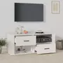 VIDAXL Meuble TV Blanc 100x35x40 cm Bois d'ingenierie