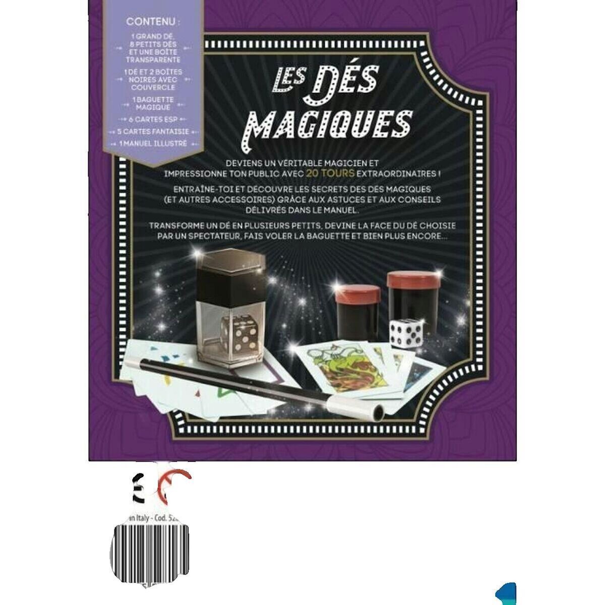 CLEMENTONI Coffret de magie Clementoni avec 20 tours captivants