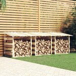 VIDAXL Pergolas avec toits 3 pcs 100x90x100 cm Bois de pin impregne