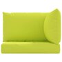 Voir la diapositive 4 : VIDAXL Coussins de palette lot de 3 vert vif tissu oxford