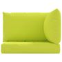 Voir la diapositive 4 : VIDAXL Coussins de palette lot de 3 vert vif tissu oxford