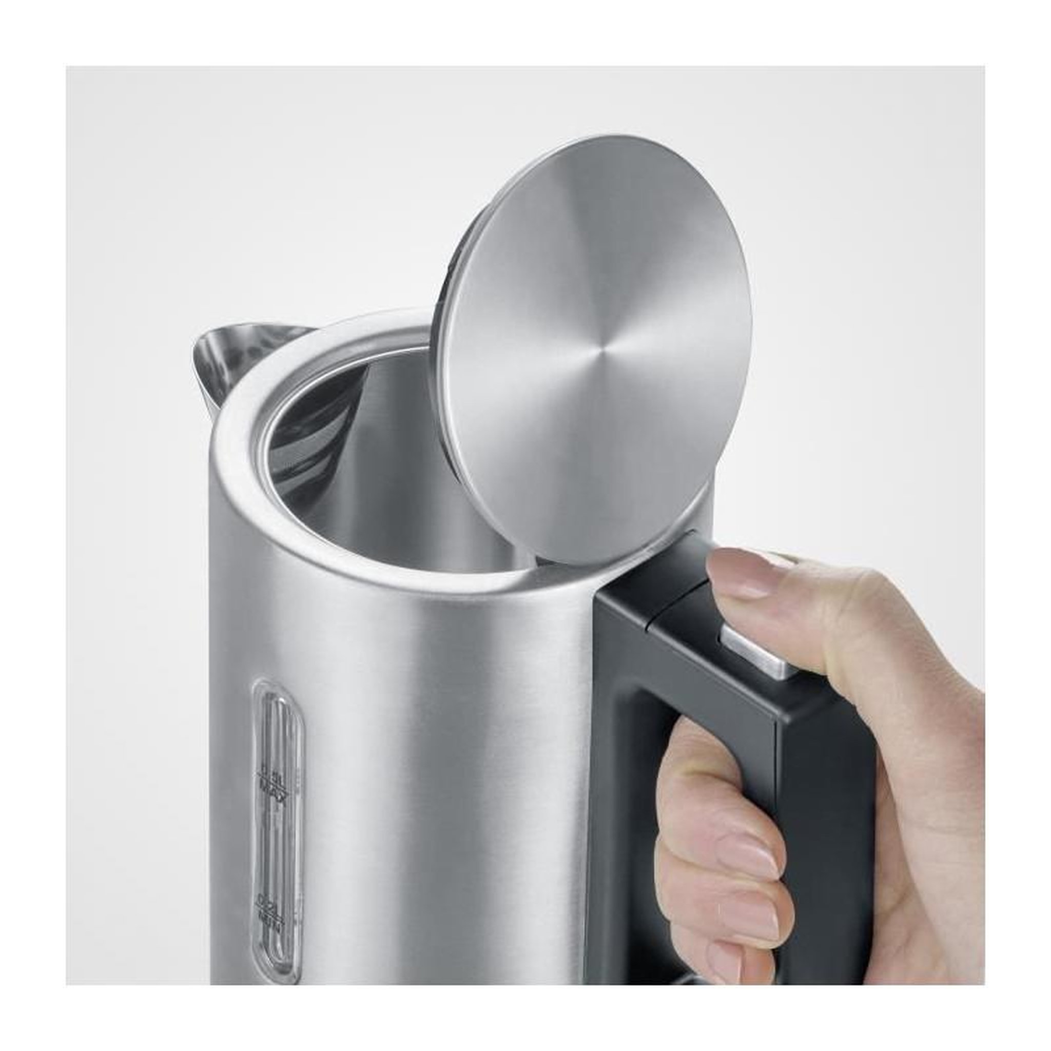 Voir la diapositive 5 : SEVERIN Bouilloire électrique 0.5l 1100w inox/noir - 3647