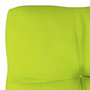 VIDAXL Coussin de canape palette Vert vif 50x50x10 cm