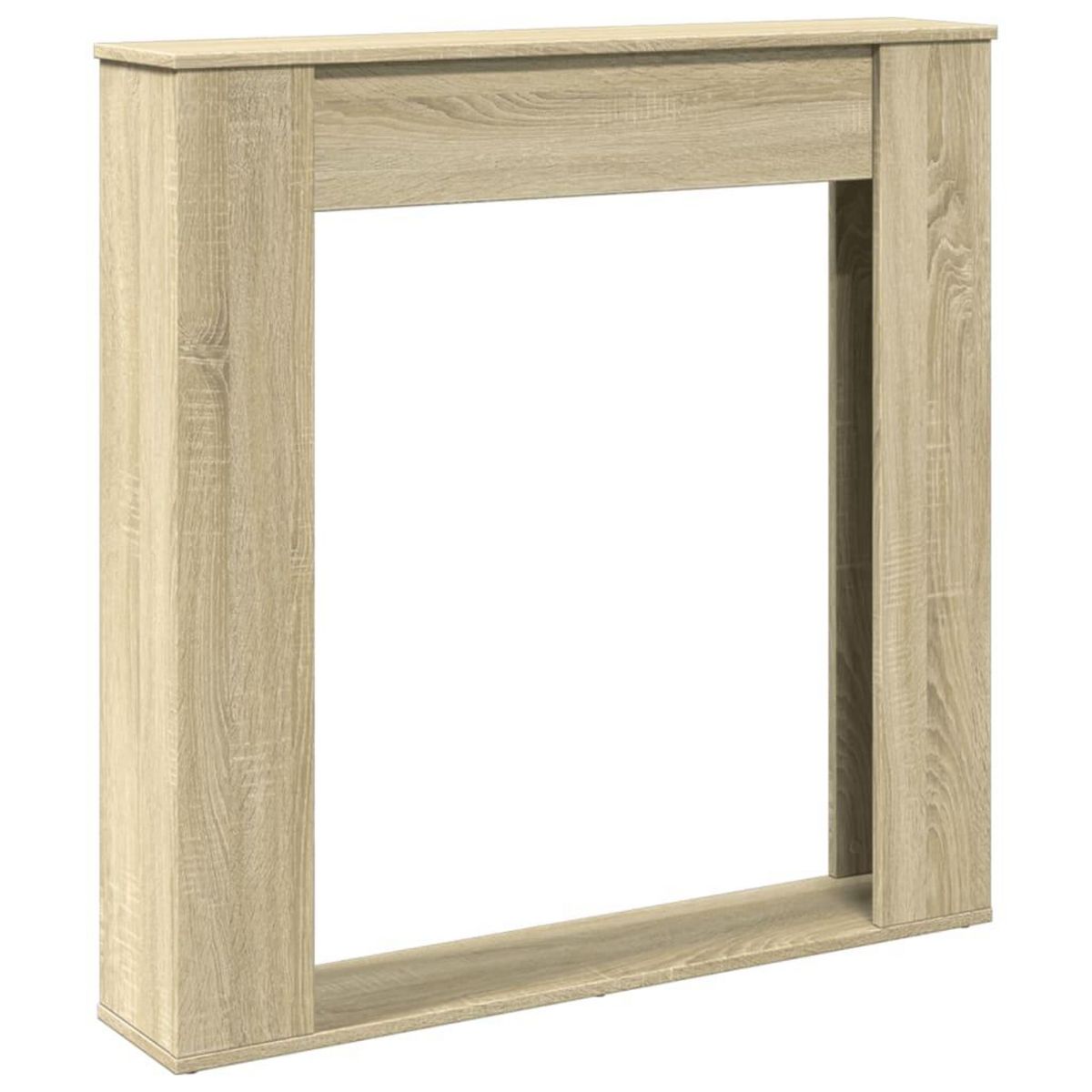 VIDAXL Cadre de cheminee chene sonoma 100x20x100 cm bois d'ingenierie