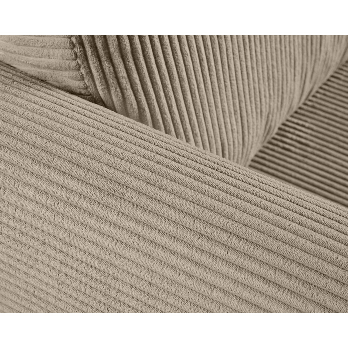 BEST MOBILIER Marilia - fauteuil - convertible déplimousse - en velours côtelé