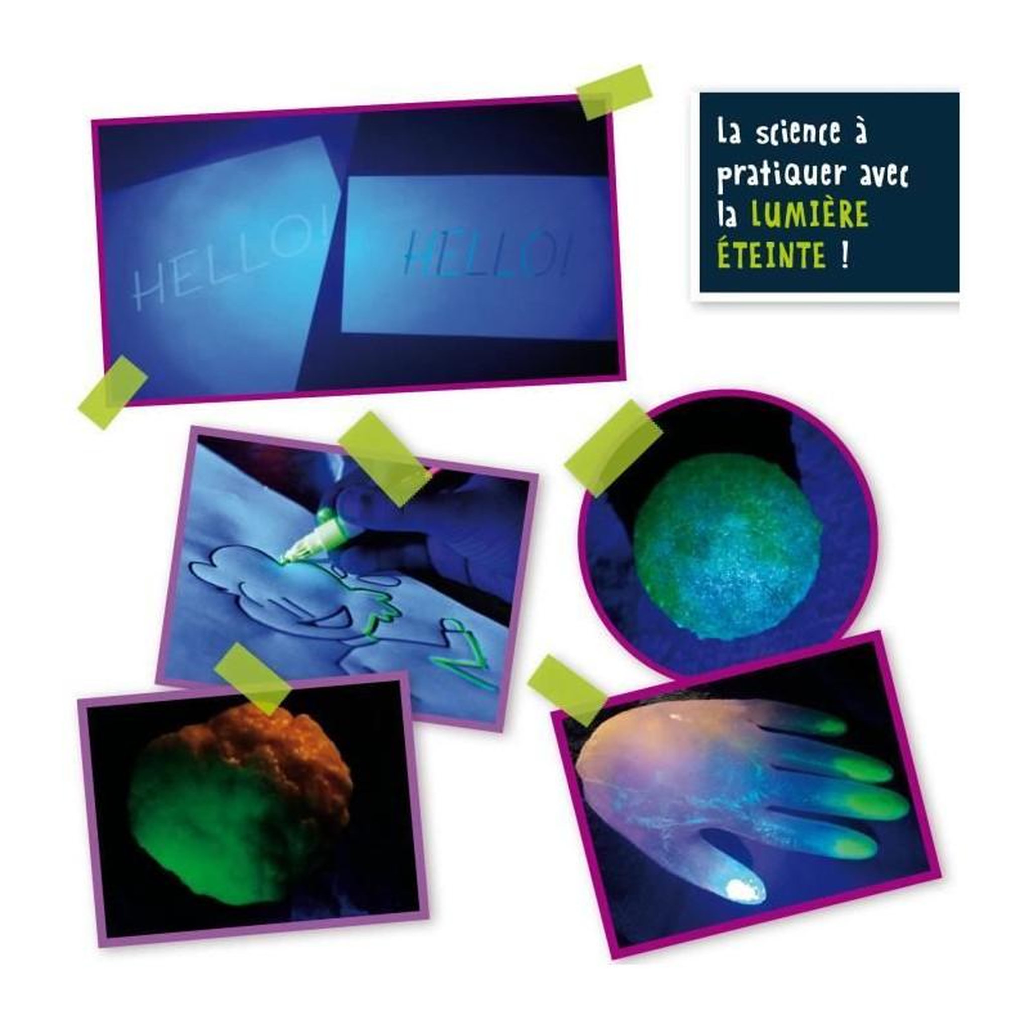 Voir la diapositive 5 : LISCIANI GIOCHI Génius Science - jeu scientifique - la science phosphorescente - LISCIANI