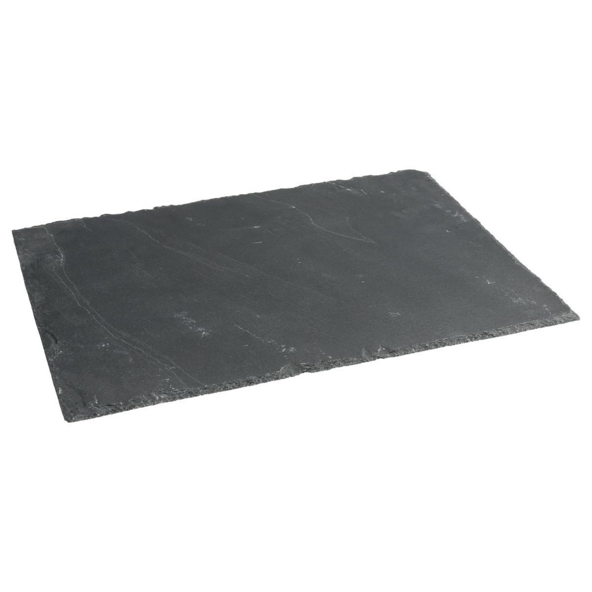 SECRET DE GOURMET Assiette de Présentation  Ardoise  40cm Gris