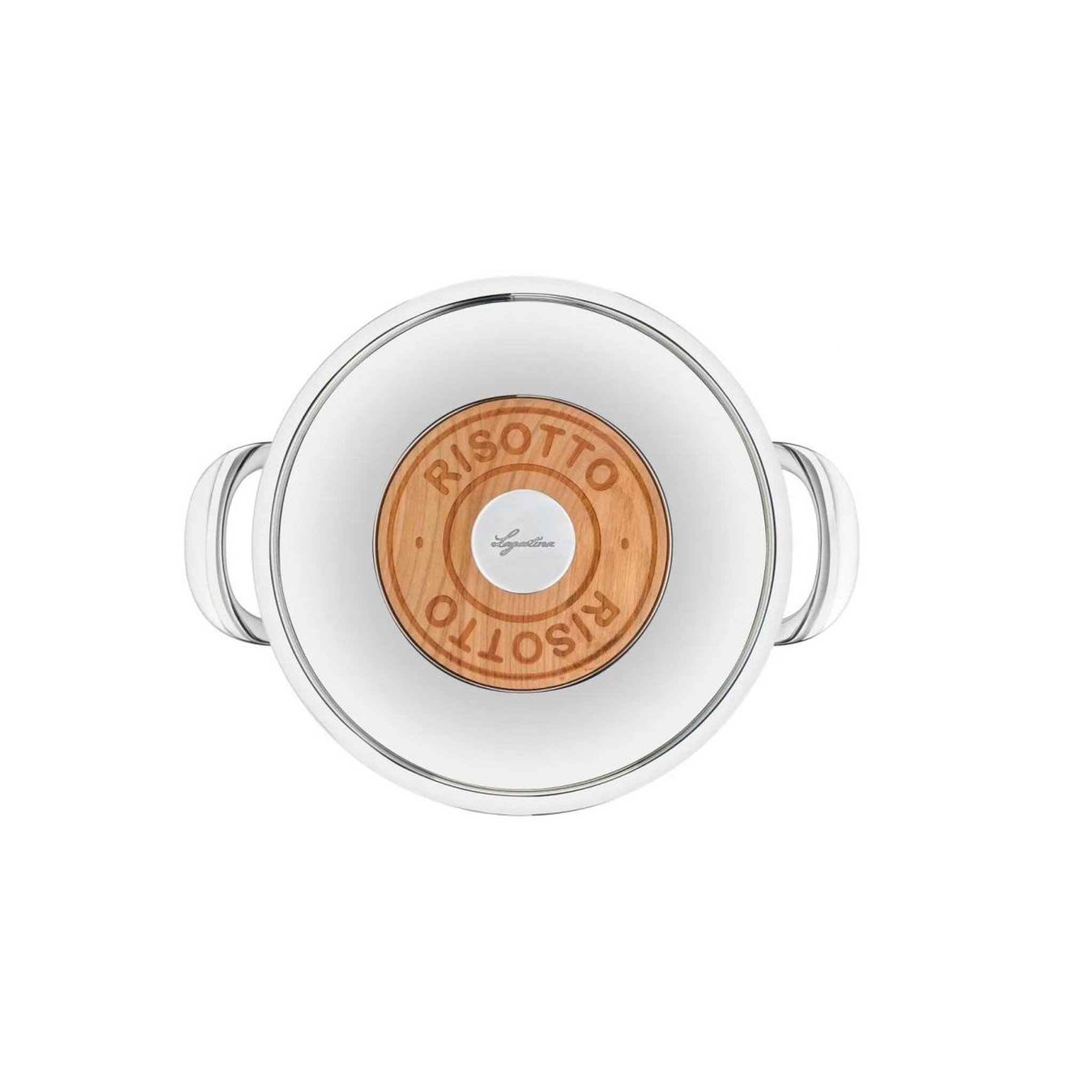 Voir la diapositive 2 : Lagostina Faitout inox 24cm avec couvercle - 011204032424