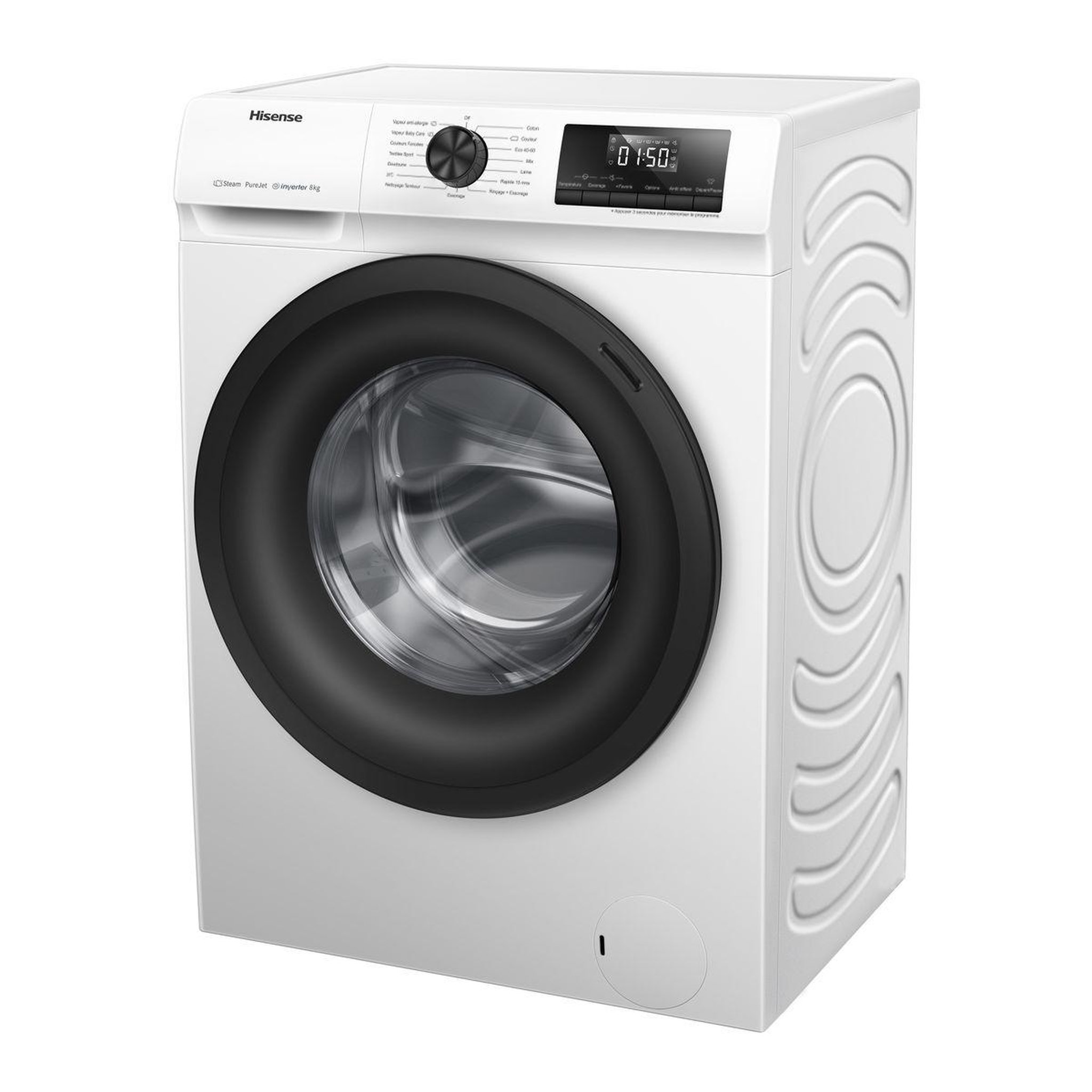 Voir la diapositive 3 : Hisense Lave linge hublot w814qaejm