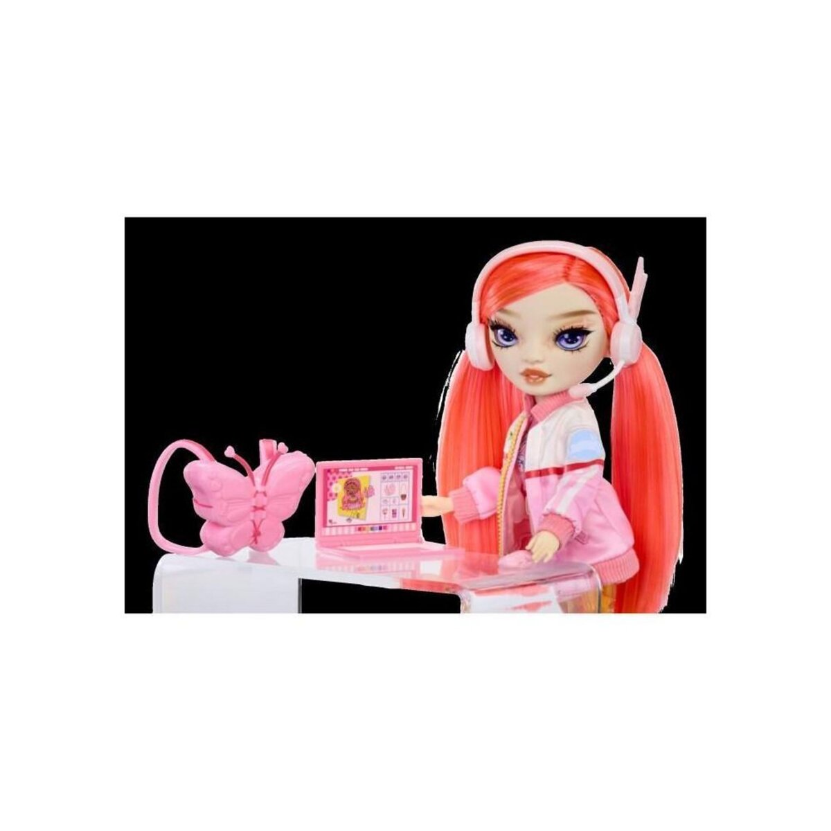 Rainbow Rainbow High Sparkle & Shine Doll- Coral