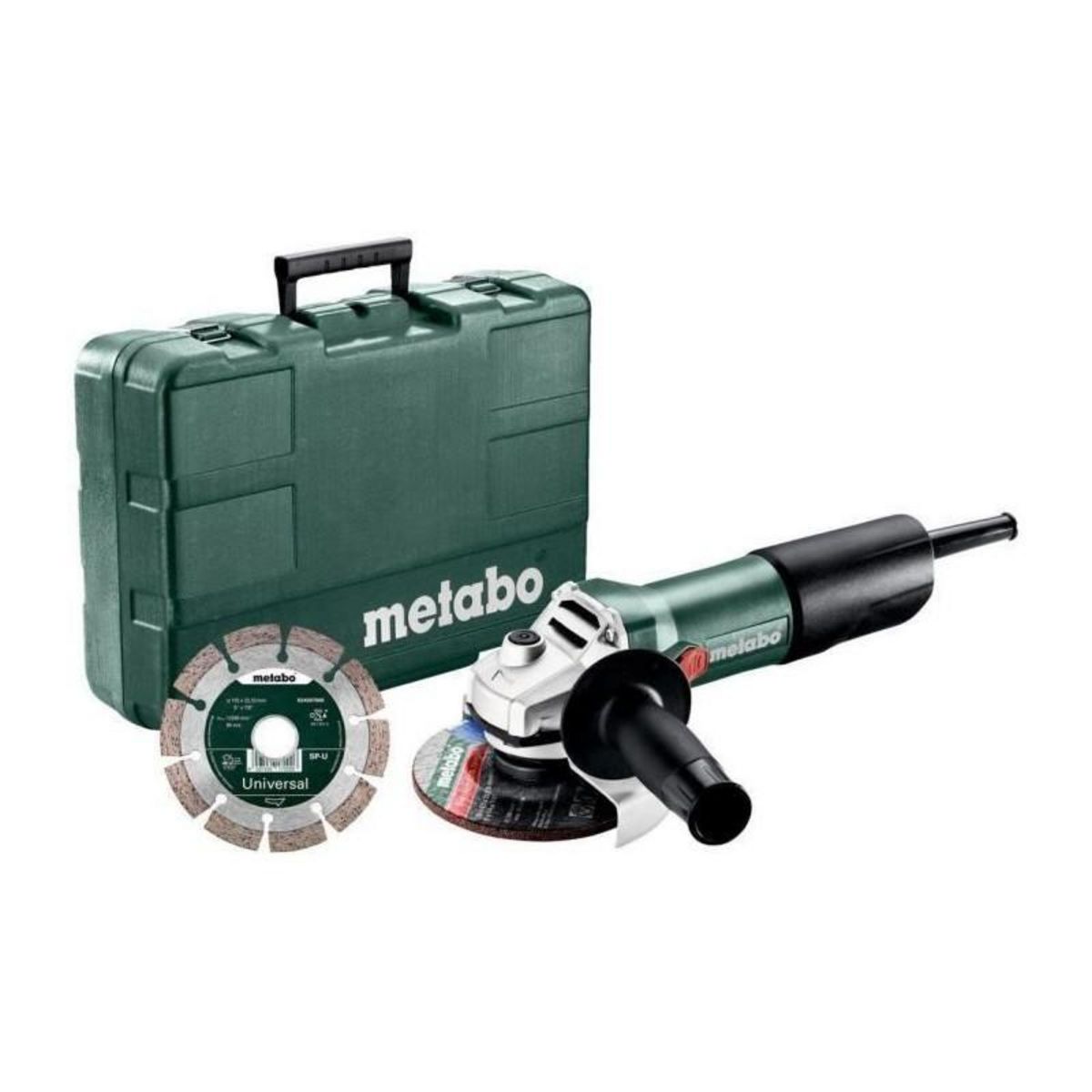 METABO Meuleuse d'angle filaire METABO W 850-125 - Disque diamanté inclus