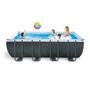 Voir la diapositive 2 : INTEX Piscine tubulaire rectangulaire - 732x366x132cm - ULTRA SILVER