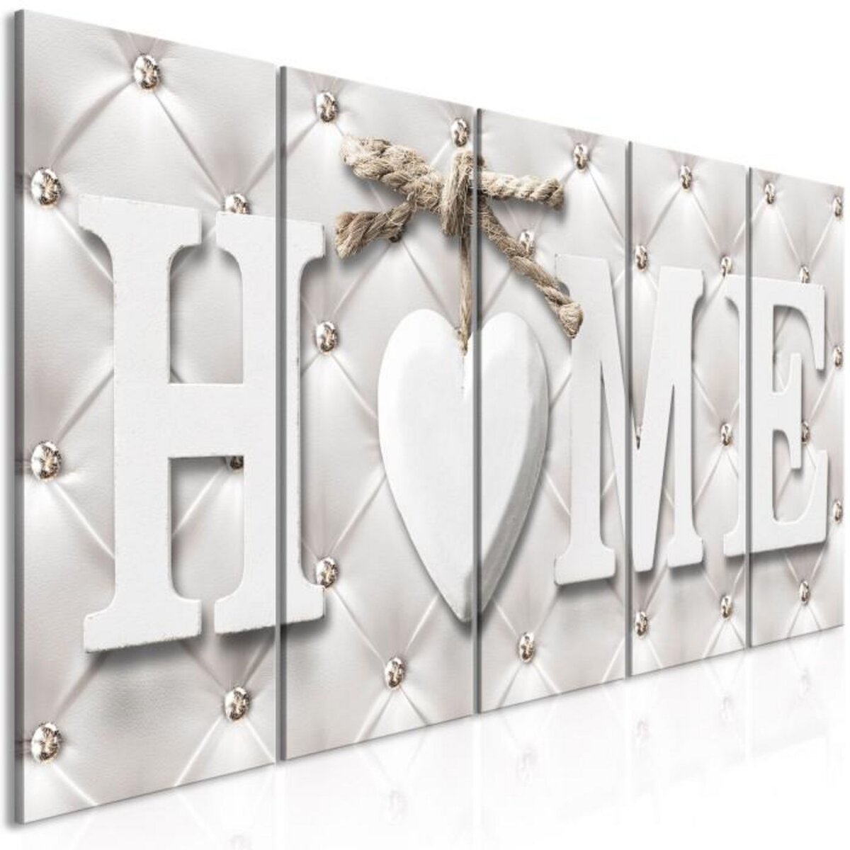 Paris Prix Tableau Imprimé 5 Panneaux  Quilted Home Narrow