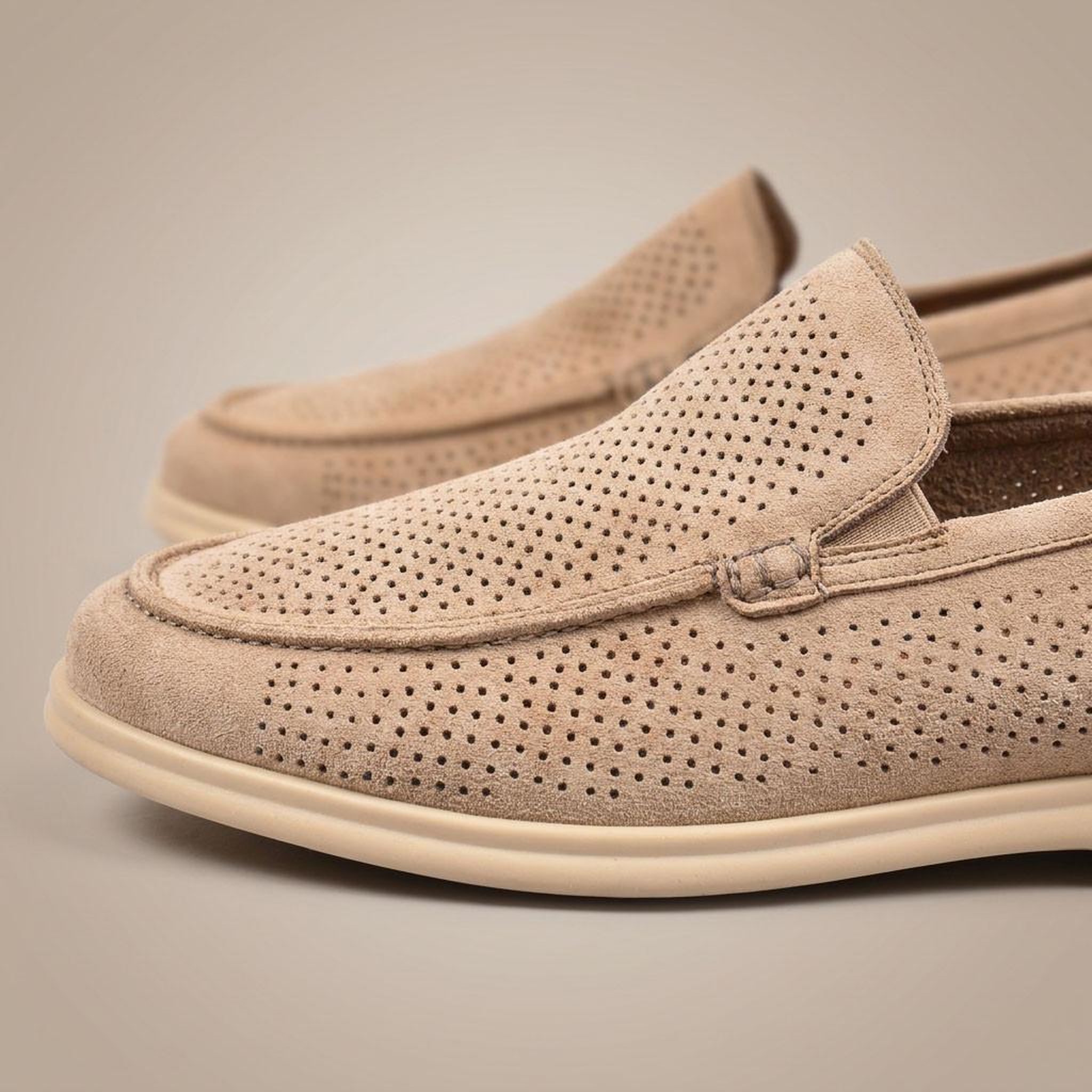 Voir la diapositive 3 : OZABI OZABI Mocassins Homme Microperfores Premium Slip On Confort 40-45