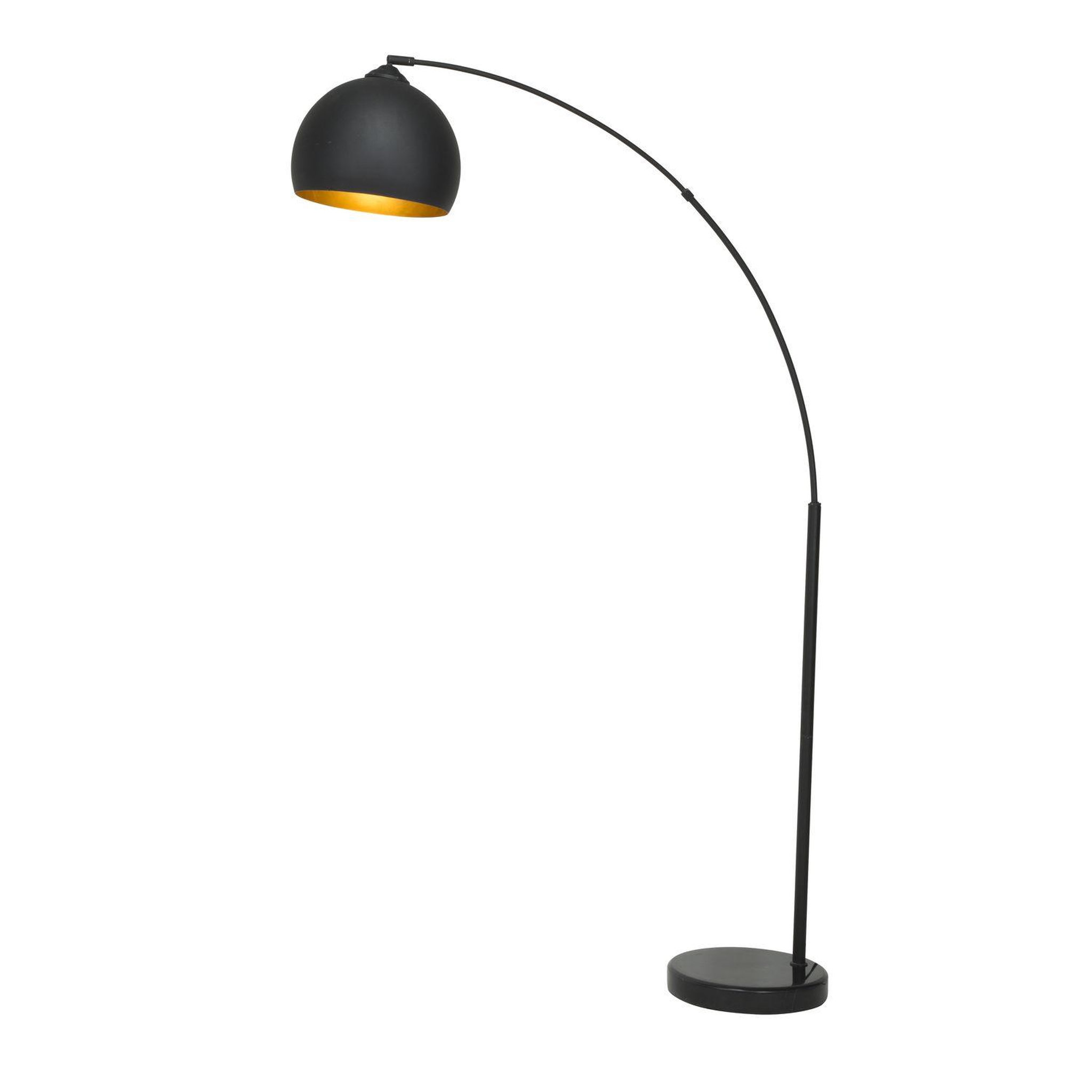 Voir la diapositive 2 : ATMOSPHERA Lampadaire en métal contempo chic - h. 175 cm - noir