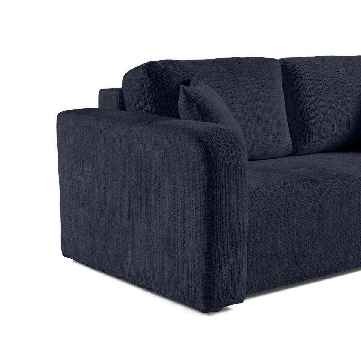 BEST MOBILIER Miro - canapé droit 2 places - en velours texturé