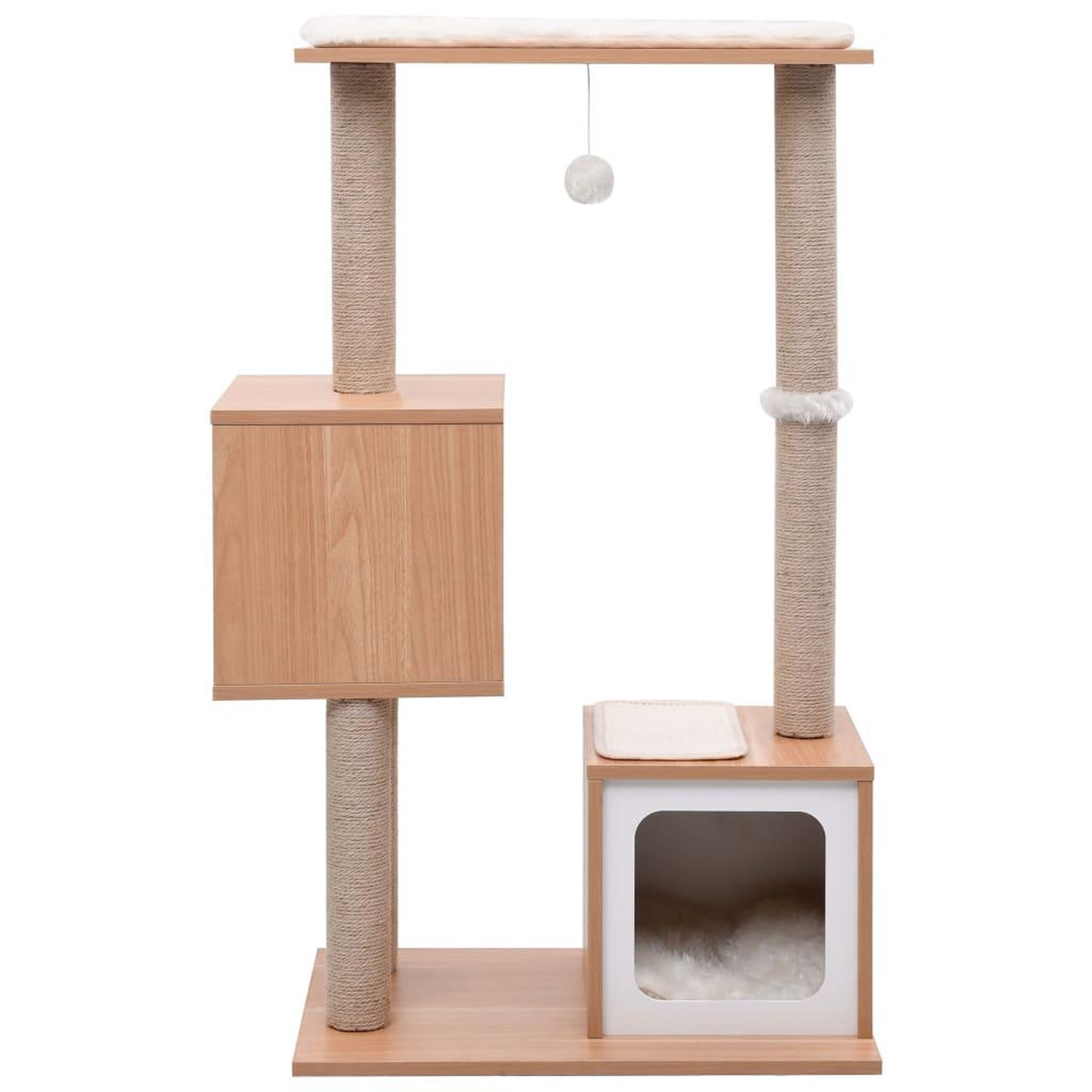 Voir la diapositive 3 : VIDAXL Arbre a chat avec tapis a gratter en sisal 104 cm