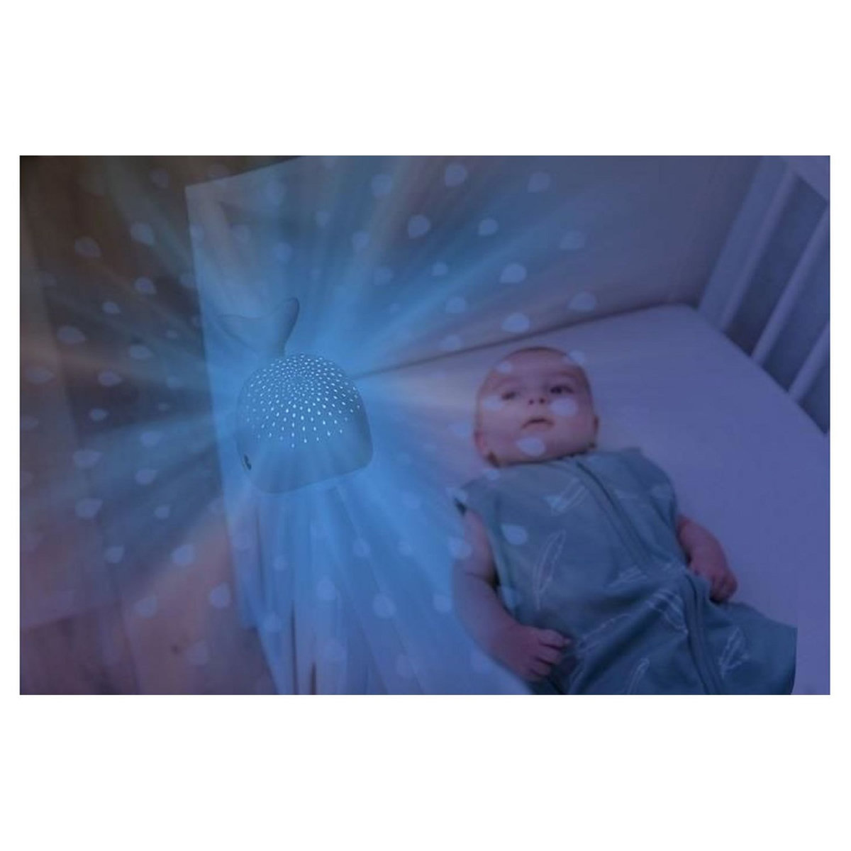 Zazu Veilleuse Projecteur la Baleine Grise Wally