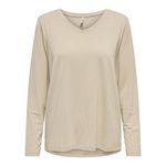 Only T-shirt  Femme Only Harly ML. Coloris disponibles : Beige