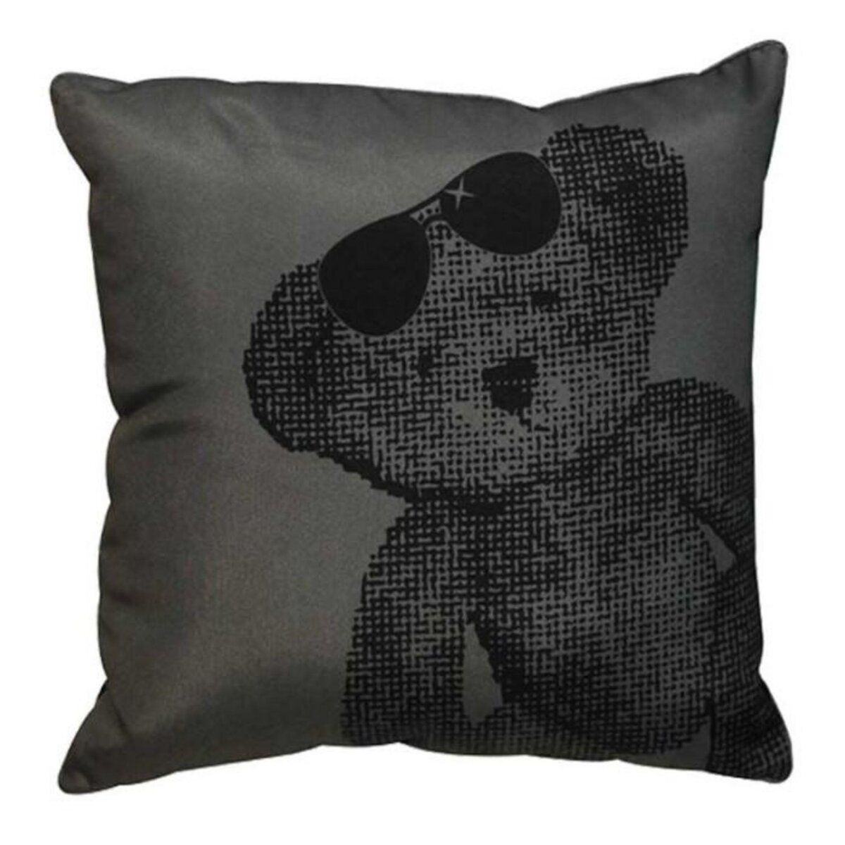 Paris Prix Coussin Déco  Lulu Bear  40x40cm Anthracite