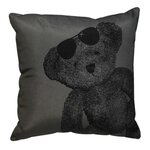 Paris Prix Coussin Déco  Lulu Bear  40x40cm Anthracite
