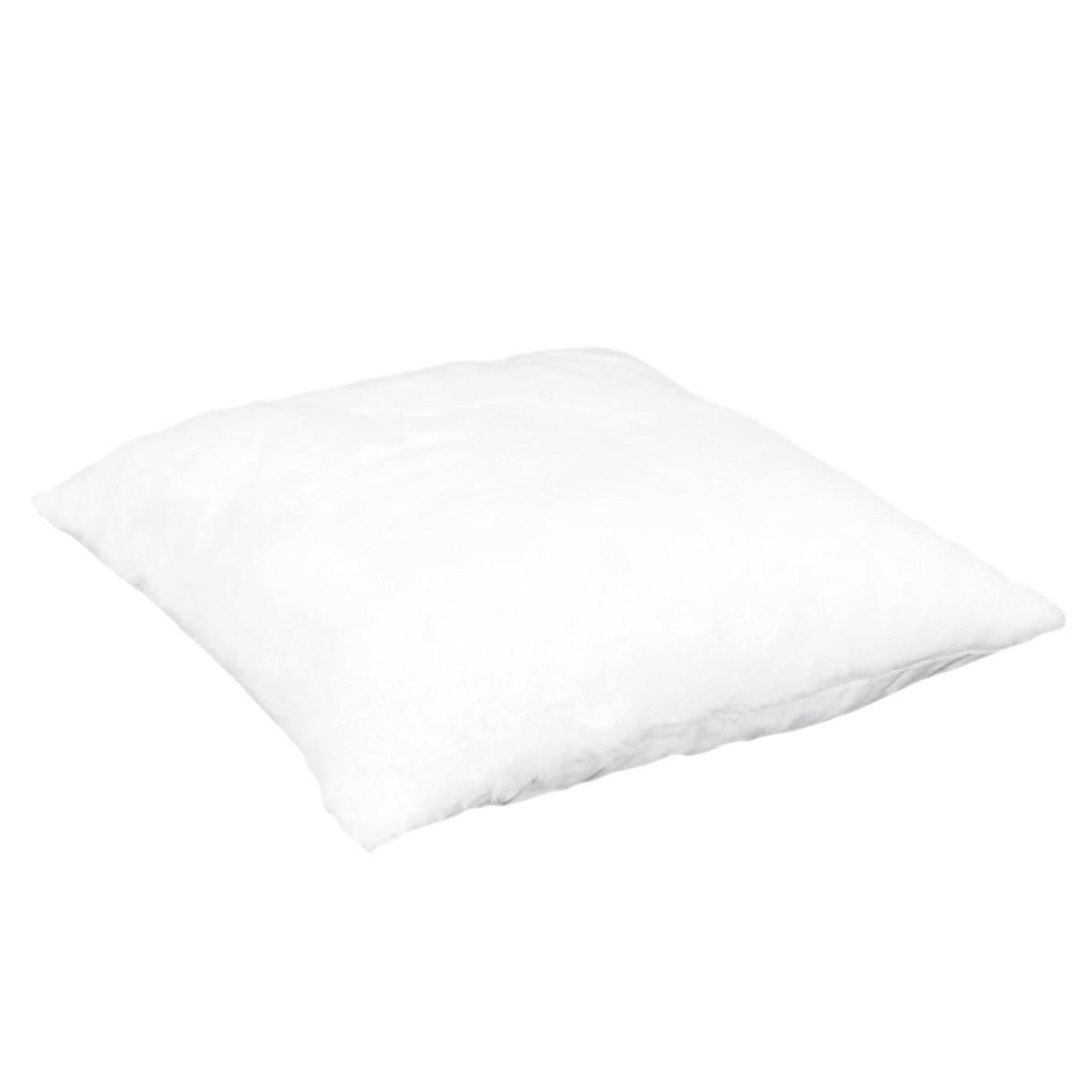 Voir la diapositive 2 : The Home Deco Factory Coussin déco  imitation fourrure  40x40cm blanc