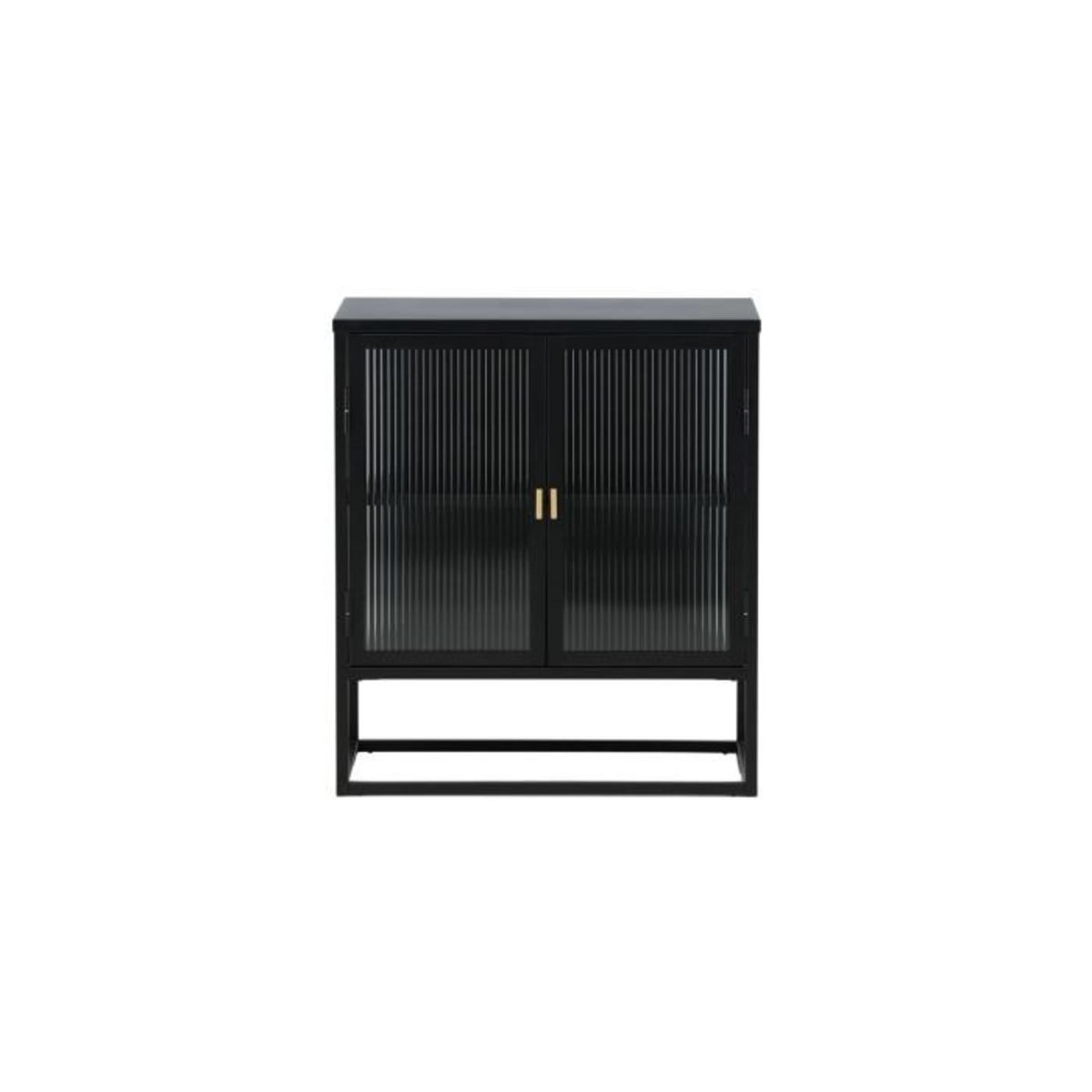 Paris Prix Vitrine 2 Portes Design  Garis  80cm Noir
