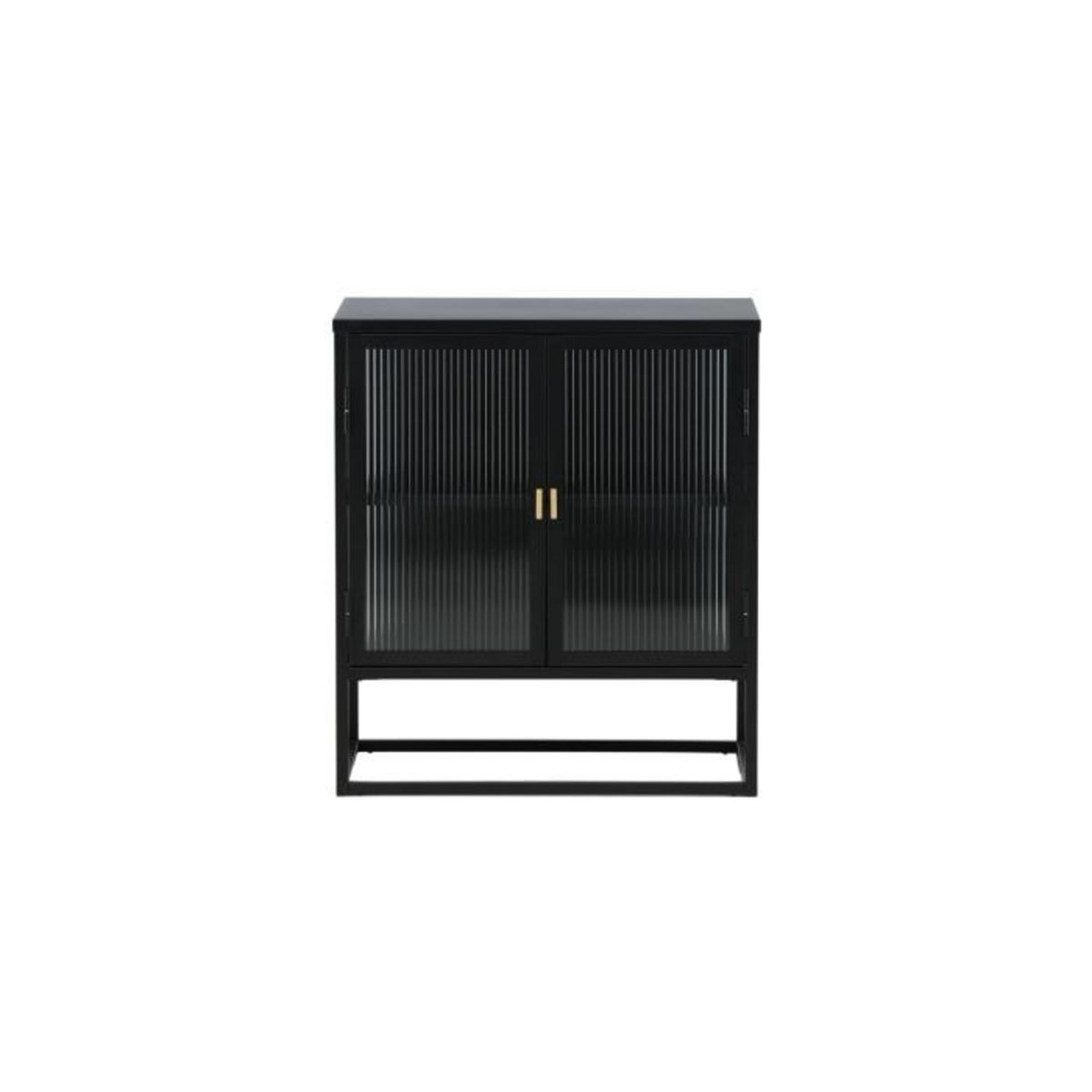 Paris Prix Vitrine 2 Portes Design  Garis  80cm Noir