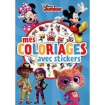 MES COLORIAGES AVEC STICKERS DISNEY JUNIOR, Disney