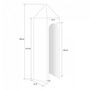 Voir la diapositive 4 : HomeStyle4U Lit Mezzanine Tour Toboggan Bois de Pin