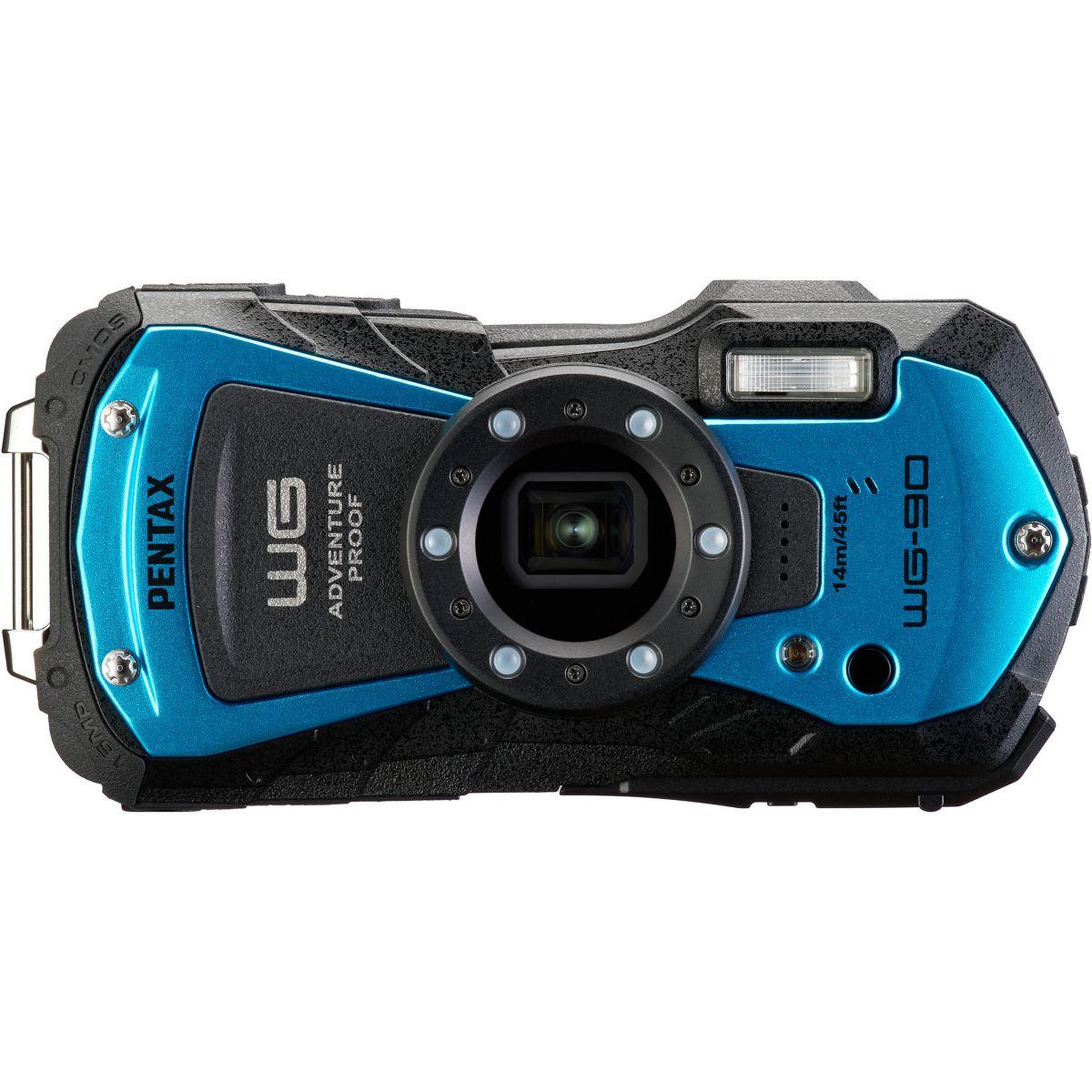 PENTAX Appareil photo Compact WG-90 Bleu