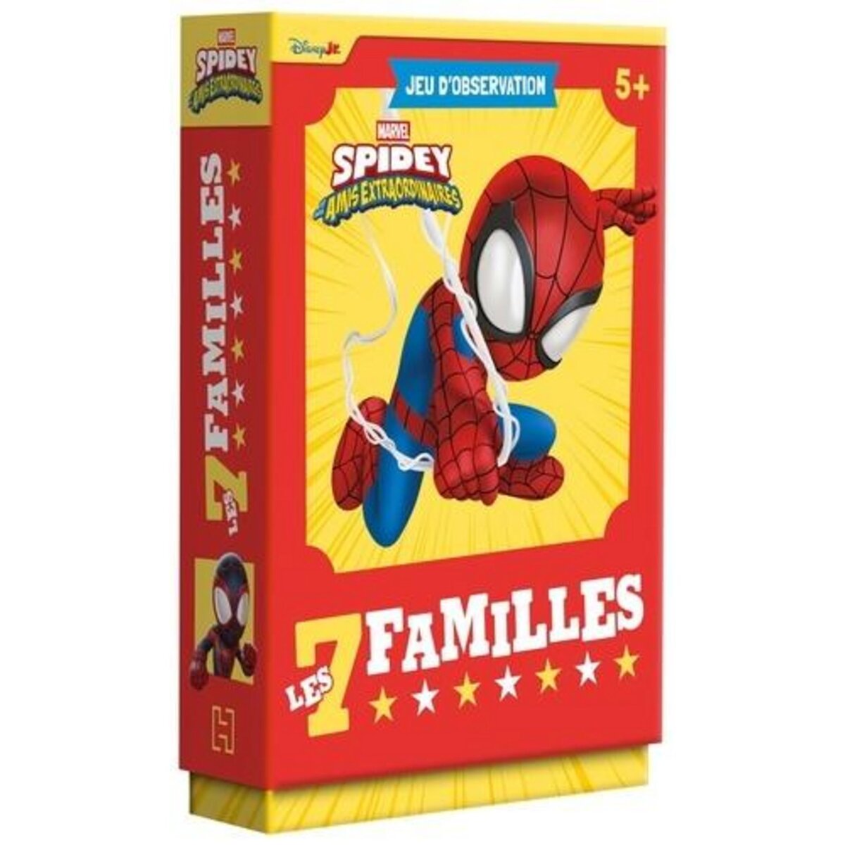SPIDEY ET SES AMIS EXTRAORDINAIRES LES 7 FAMILLES. JEU D'OBSERVATION. AVEC 42 CARTES, Hachette Jeunesse