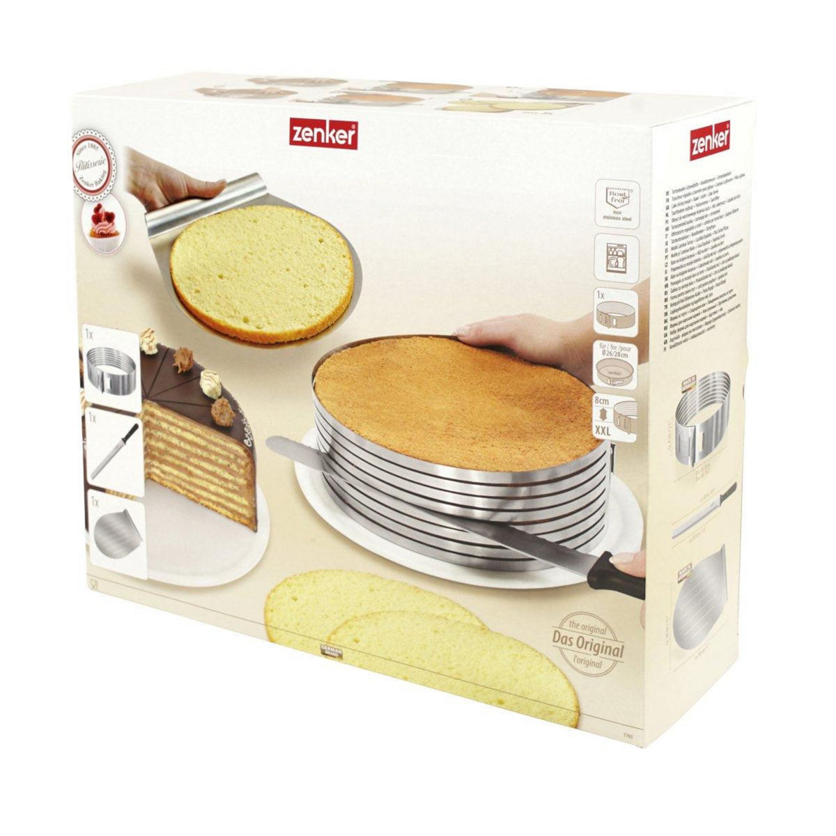 ZENKER Set d'ustensiles de pâtisserie pour layer cake Zenker Smart Pastry