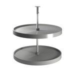 EMUCA SRL Lot de 10 poignées pour meubles Palermo- L150mm- entraxe 128mm- Aluminium- Anodisé mat