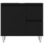 Voir la diapositive 5 : VIDAXL Armoire de salle de bain noir 65x33x60 cm bois d'ingenierie